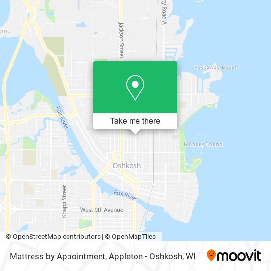 Mattress by Appointment map