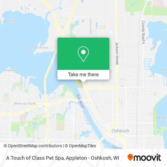 A Touch of Class Pet Spa map