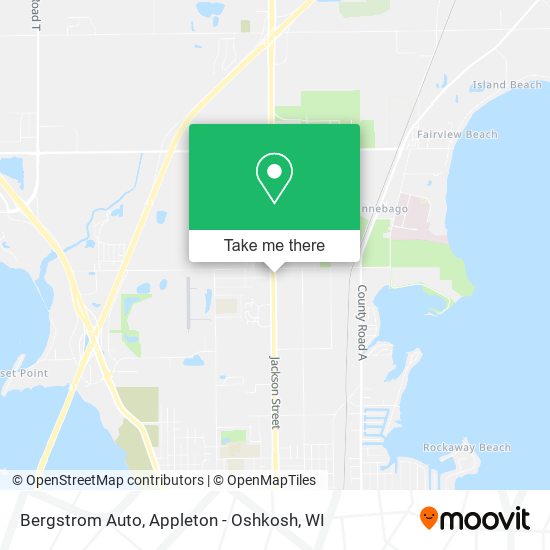 Bergstrom Auto map