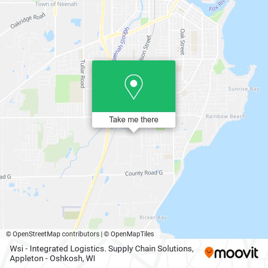 Wsi - Integrated Logistics. Supply Chain Solutions map