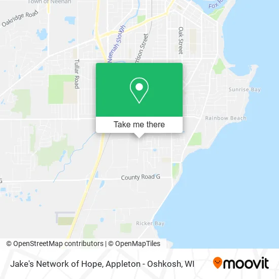 Mapa de Jake's Network of Hope