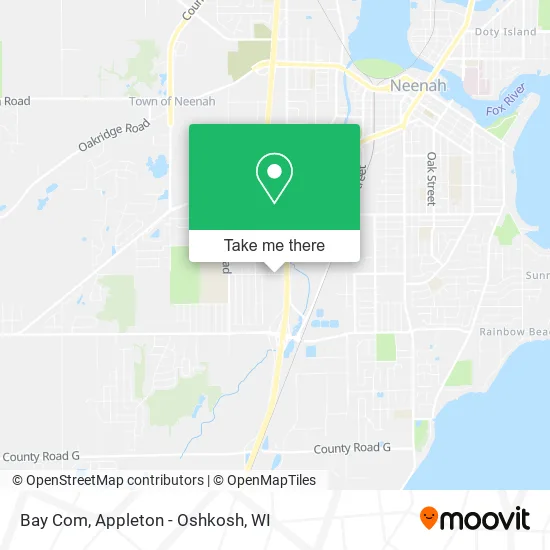 Bay Com map