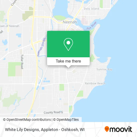 White Lily Designs map