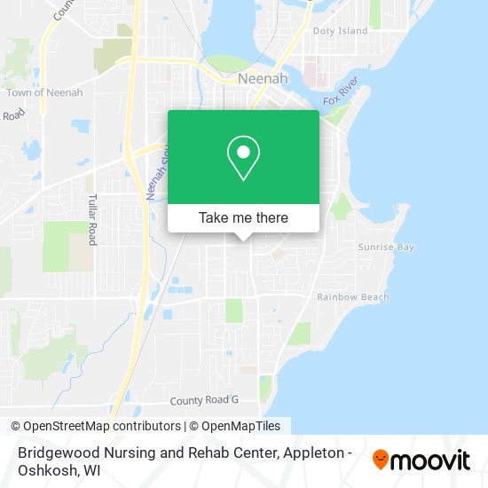 Bridgewood Nursing and Rehab Center map