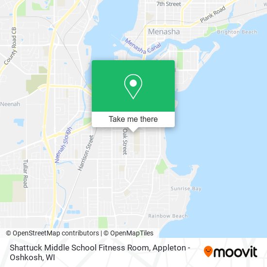 Shattuck Middle School Fitness Room map