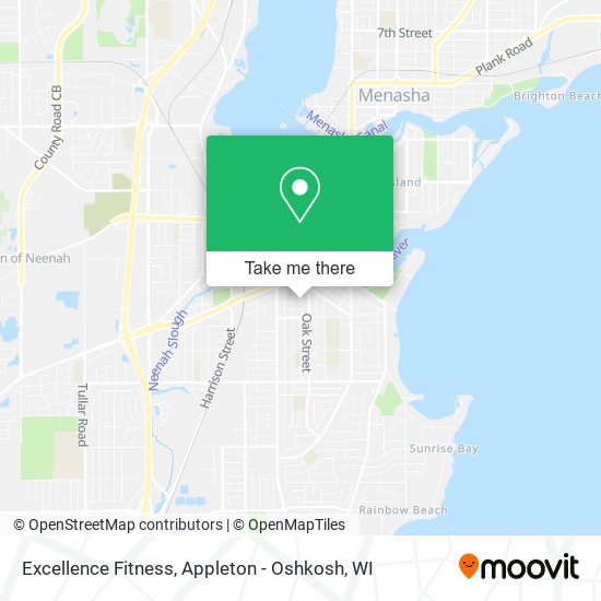 Excellence Fitness map