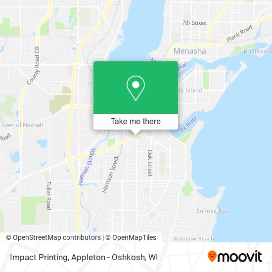 Impact Printing map