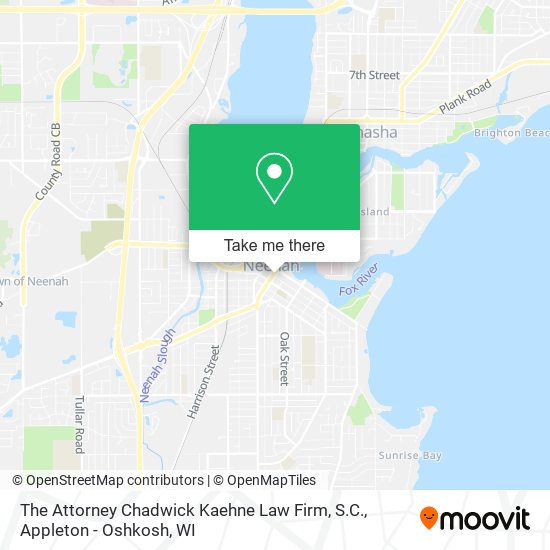 Mapa de The Attorney Chadwick Kaehne Law Firm, S.C.