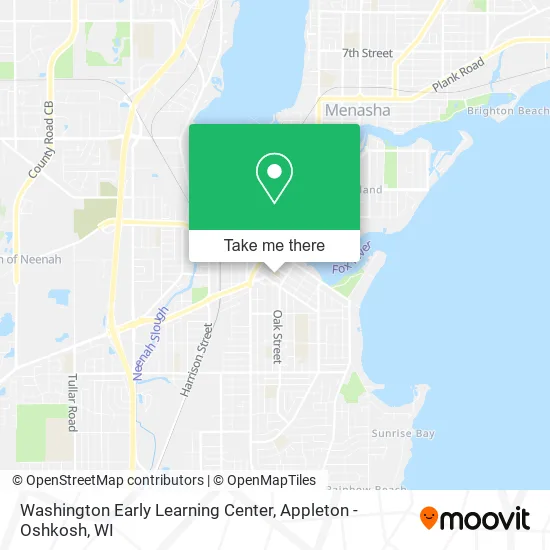 Washington Early Learning Center map
