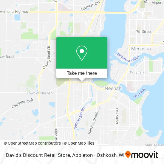 David's Discount Retail Store map