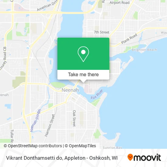 Mapa de Vikrant Donthamsetti do
