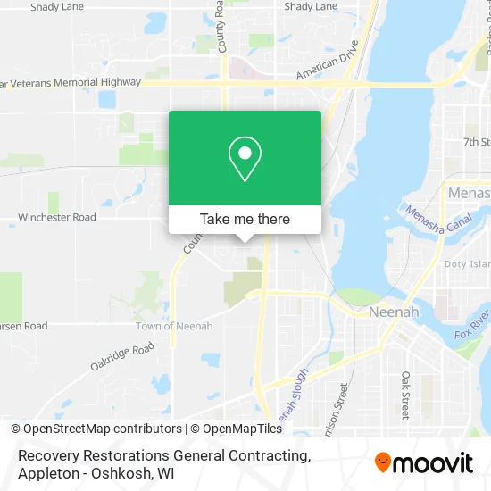 Recovery Restorations General Contracting map