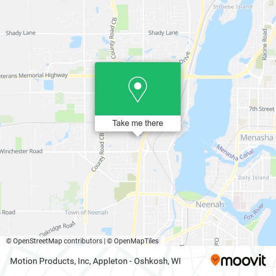 Motion Products, Inc map