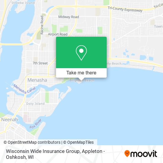 Wisconsin Wide Insurance Group map