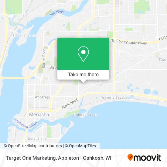 Target One Marketing map