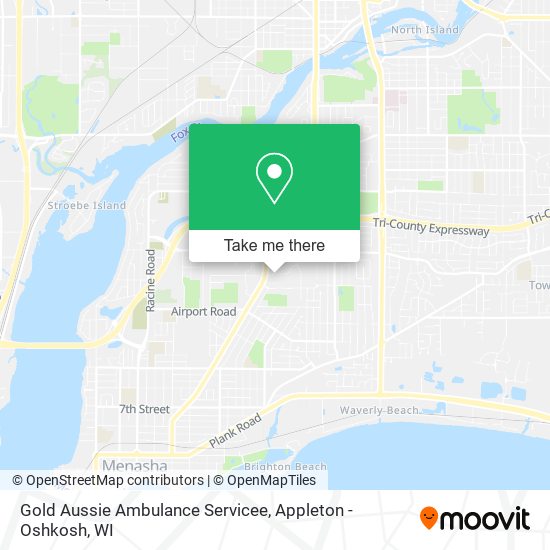 Gold Aussie Ambulance Servicee map