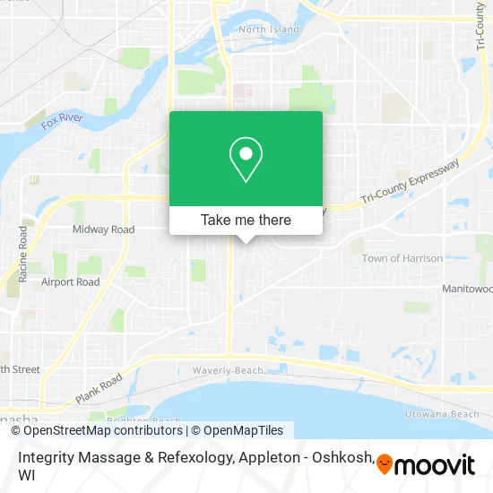 Integrity Massage & Refexology map