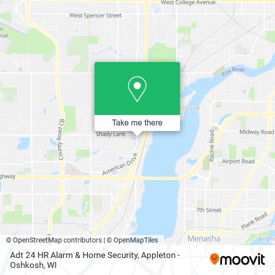 Mapa de Adt 24 HR Alarm & Home Security