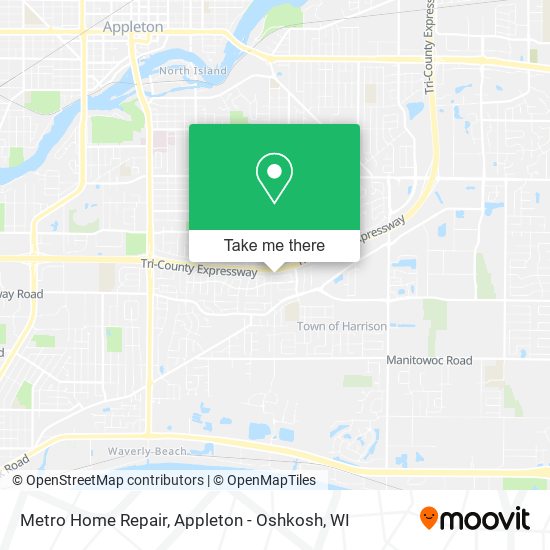 Metro Home Repair map