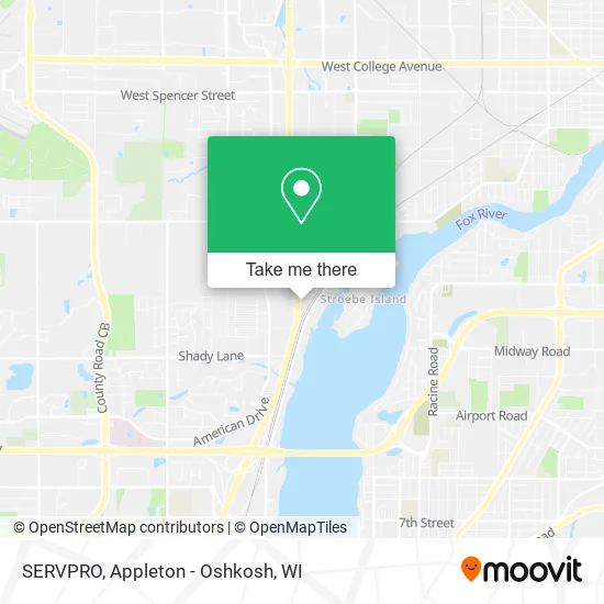 SERVPRO map