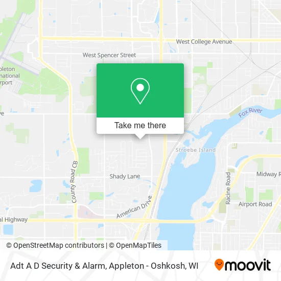 Mapa de Adt A D Security & Alarm