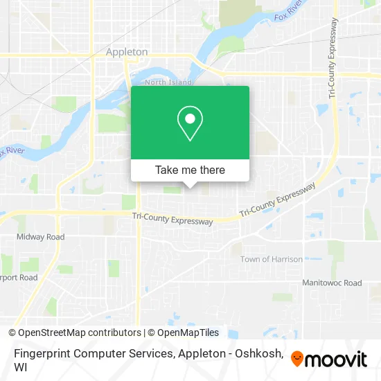 Fingerprint Computer Services map