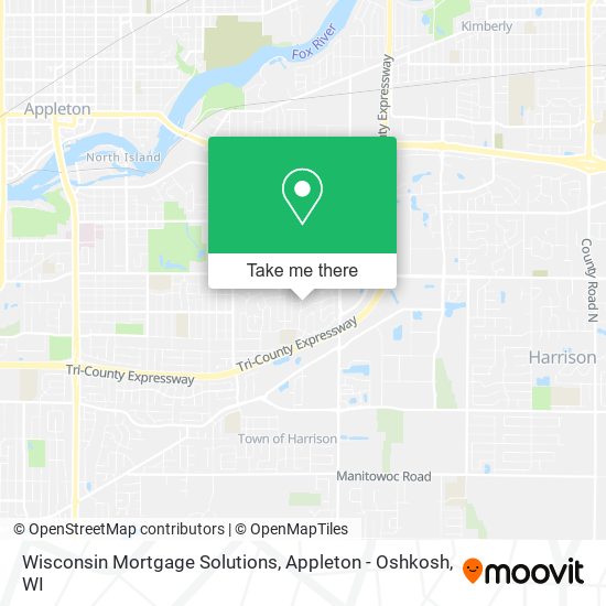 Mapa de Wisconsin Mortgage Solutions