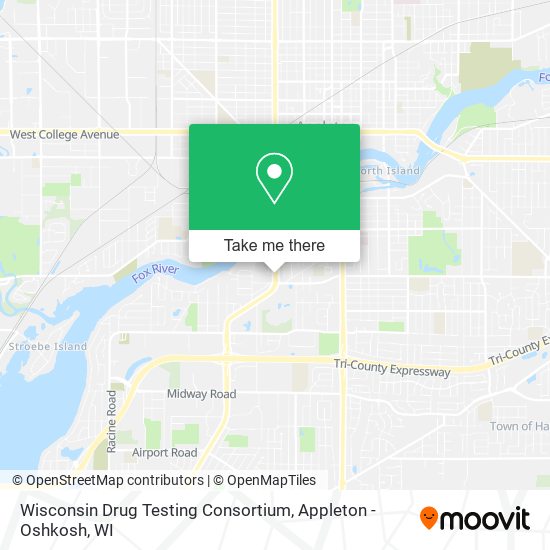 Wisconsin Drug Testing Consortium map