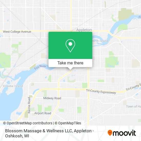 Mapa de Blossom Massage & Wellness LLC