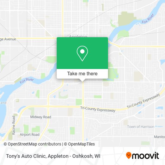 Mapa de Tony's Auto Clinic