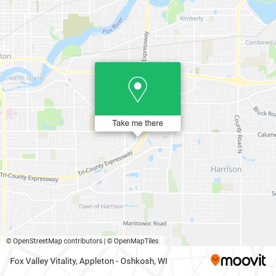 Fox Valley Vitality map