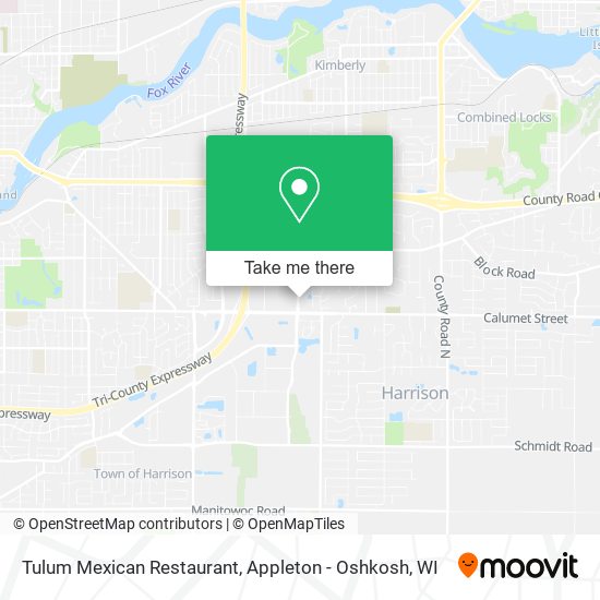 Mapa de Tulum Mexican Restaurant