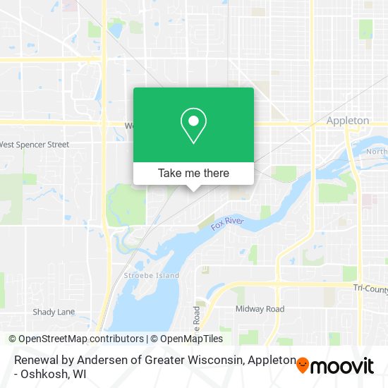 Mapa de Renewal by Andersen of Greater Wisconsin