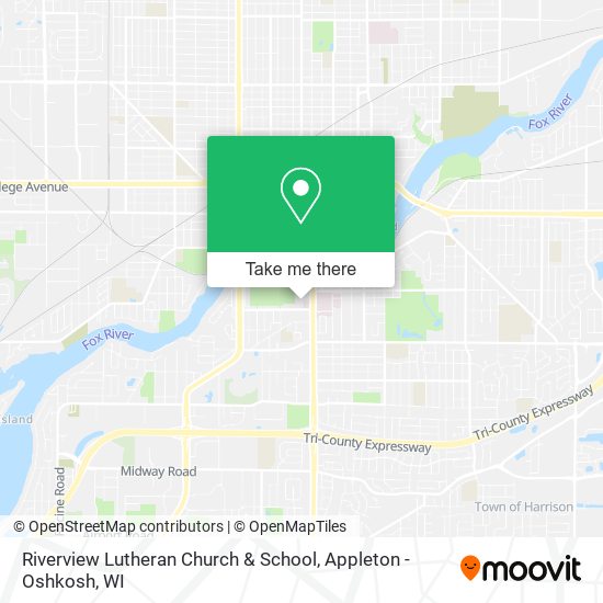 Riverview Lutheran Church & School map