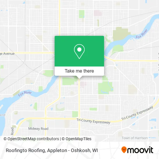 Mapa de Roofingto Roofing