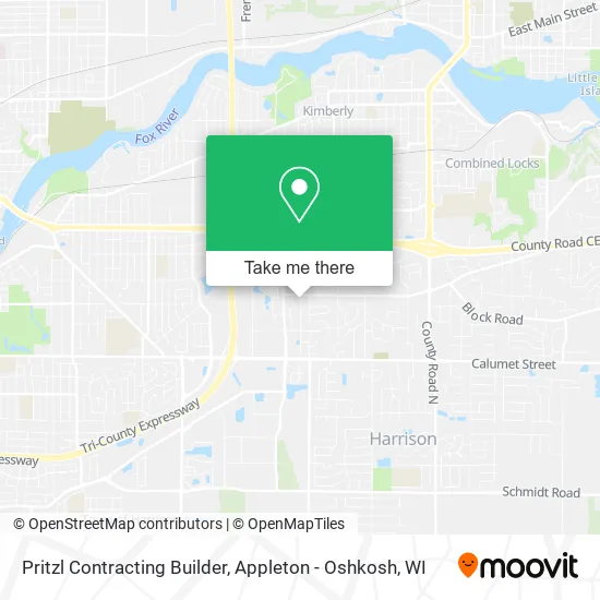 Pritzl Contracting Builder map