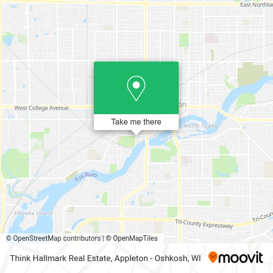 Think Hallmark Real Estate map
