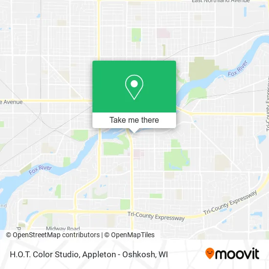 H.O.T. Color Studio map