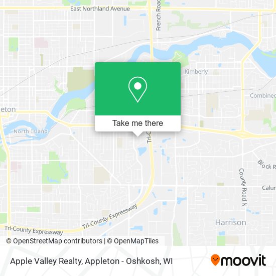 Mapa de Apple Valley Realty