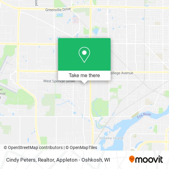 Cindy Peters, Realtor map