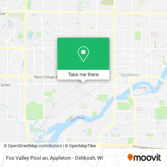 Mapa de Fox Valley Pool an