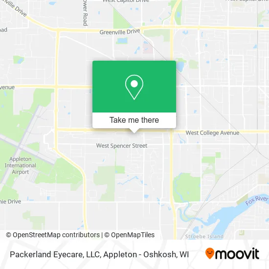 Packerland Eyecare, LLC map
