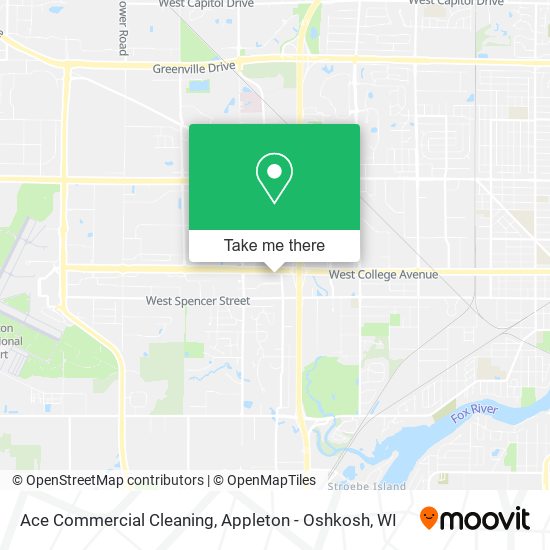 Ace Commercial Cleaning map