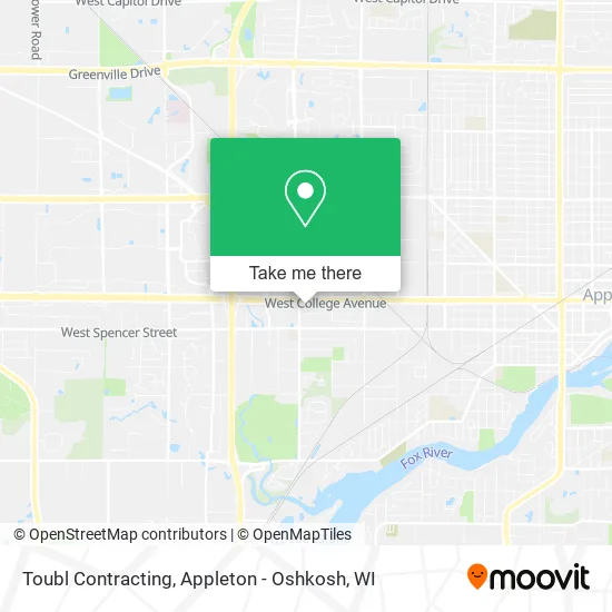Toubl Contracting map
