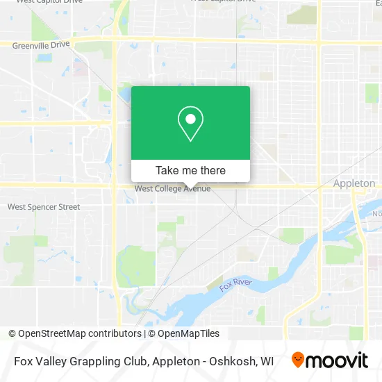 Fox Valley Grappling Club map