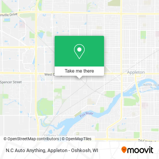 N.C Auto Anything map