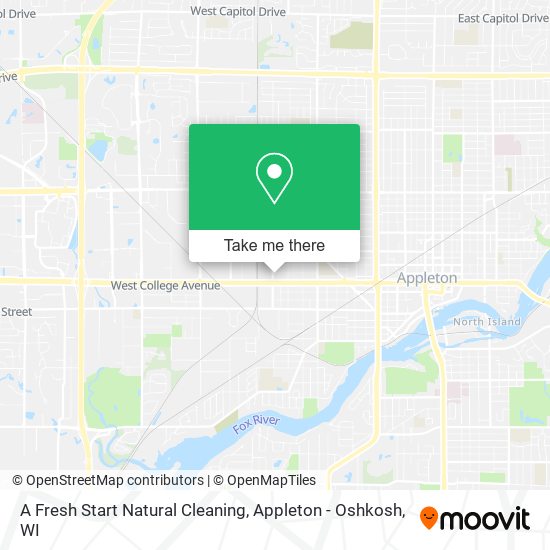 A Fresh Start Natural Cleaning map