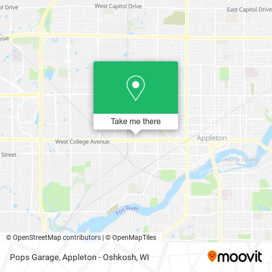 Mapa de Pops Garage