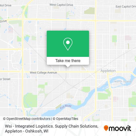 Mapa de Wsi - Integrated Logistics. Supply Chain Solutions