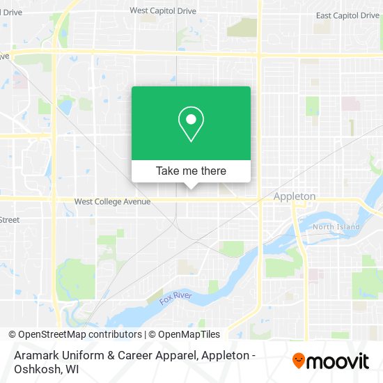 Aramark Uniform & Career Apparel map